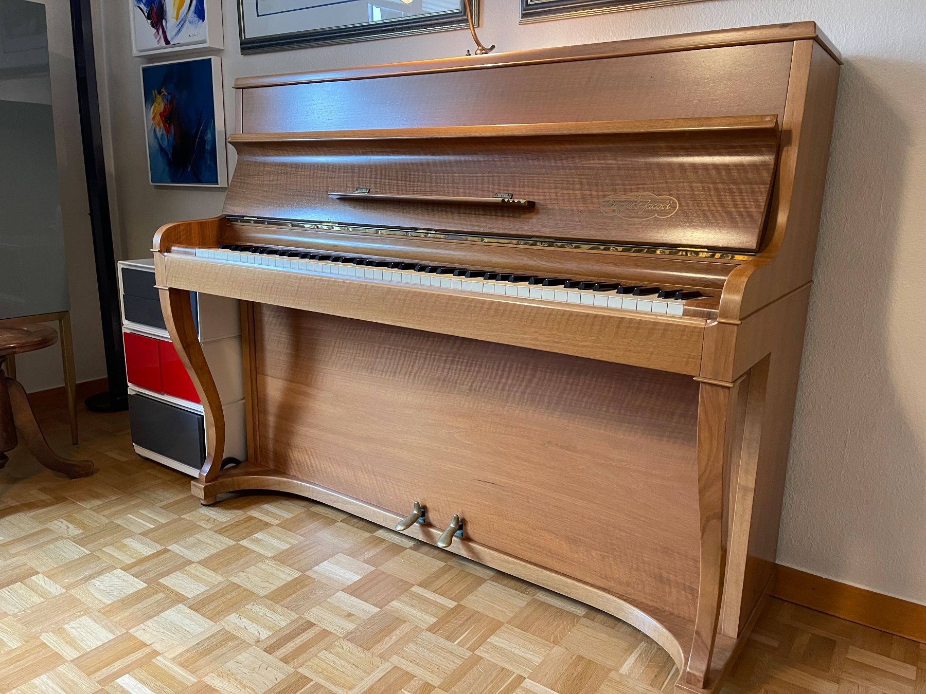 Strumenti musicali: Piano droit Burger& Jacobi – Usato da Portalban venduto da Lsgn 1