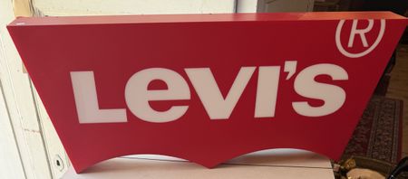 Levi’s Original Leuchtreklame / Lightbox – Vintage Store Dis