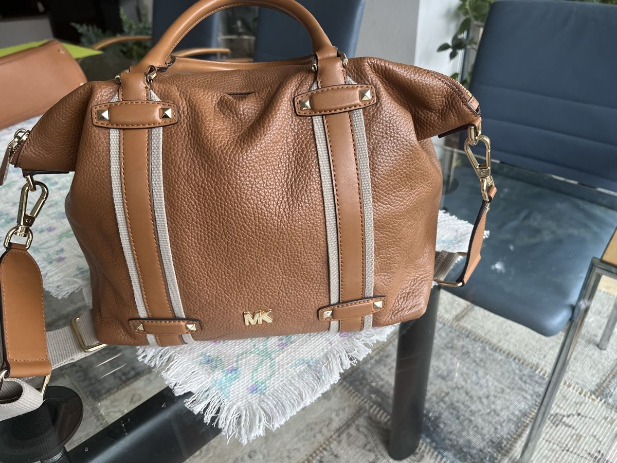 Michael Kors Borse da donna: Michael Kors Leder braun mit Schultergurt – Usato da Kriens venduto da burnauc 4