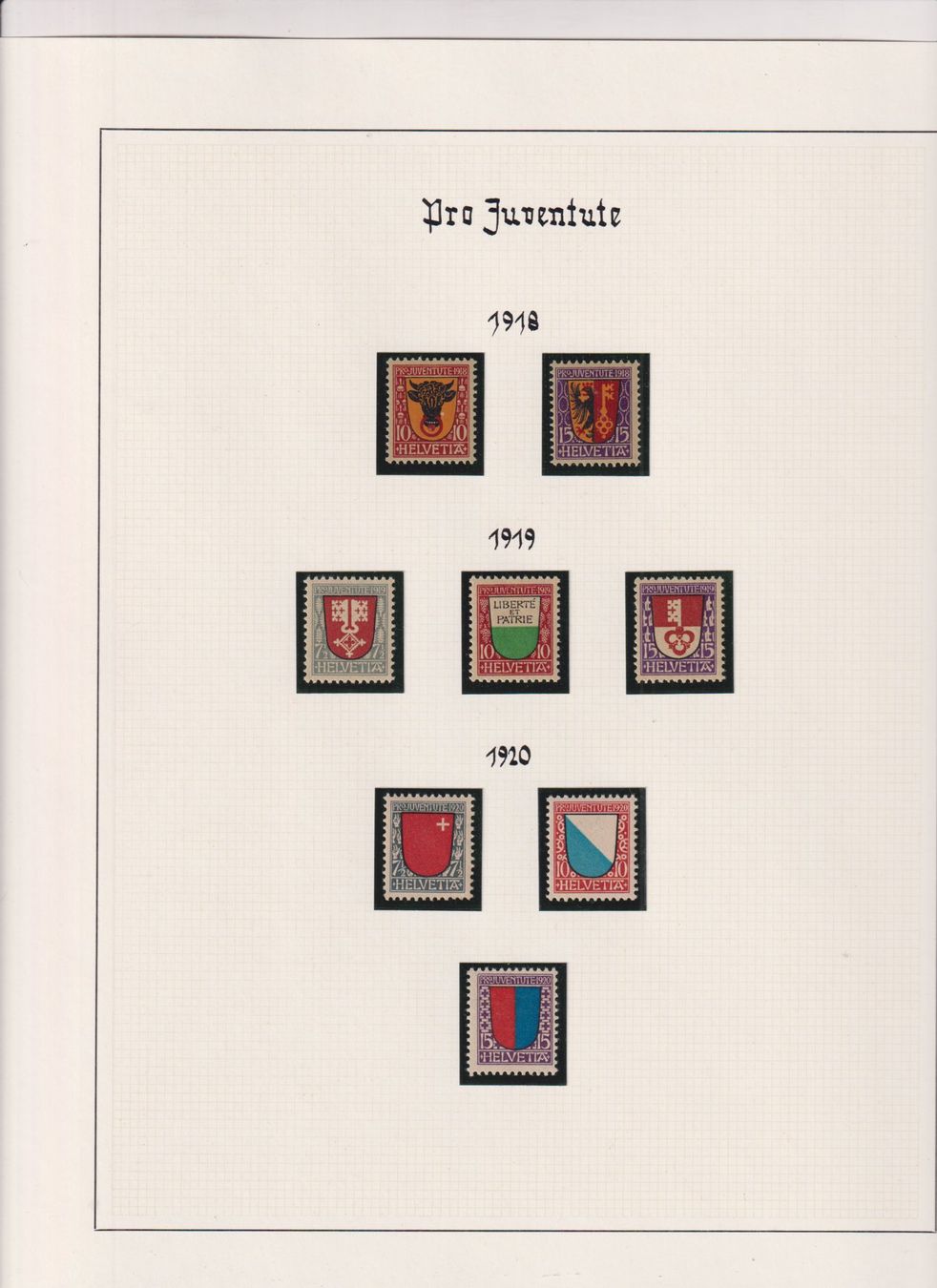 Tutti i francobolli: Grossartige PJ-Sammlung im Ringbinder mit Schuber ab Vorläuf – Usato da Bibern SH venduto da Heinibuehrer 4