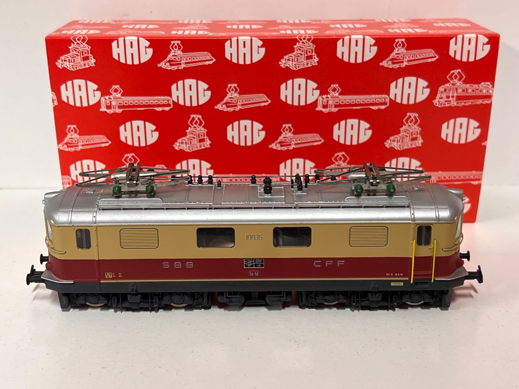 Hag Modellini di ferrovie: Hag Nr. 231 Re 4/4 TEE DC Analog H0 – Usato da Geroldswil venduto da TopTrain54 1