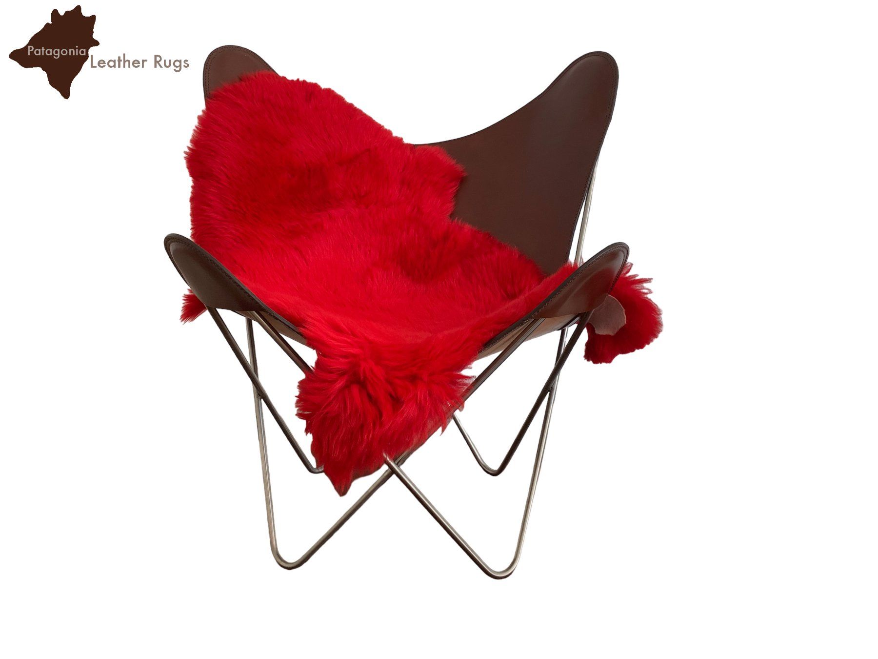 Tappeti: Lammfell Teppich Red – Nuovo e nell'imballaggio originale da Arbedo venduto da patagonialeatherrugs