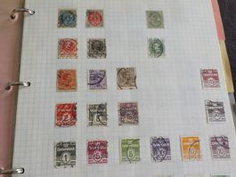 Briefmarken Europa, grosser Posten im Ringbinder mit Falz o