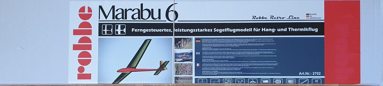 Robbe Modellismo RC: Modellsegelflugzeug Marabu 6 – Nuovo (secondo la descrizione) da Burgdorf venduto da Hugob4 1