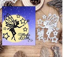 Neues Set Stanzschablonen Fee / make a wish