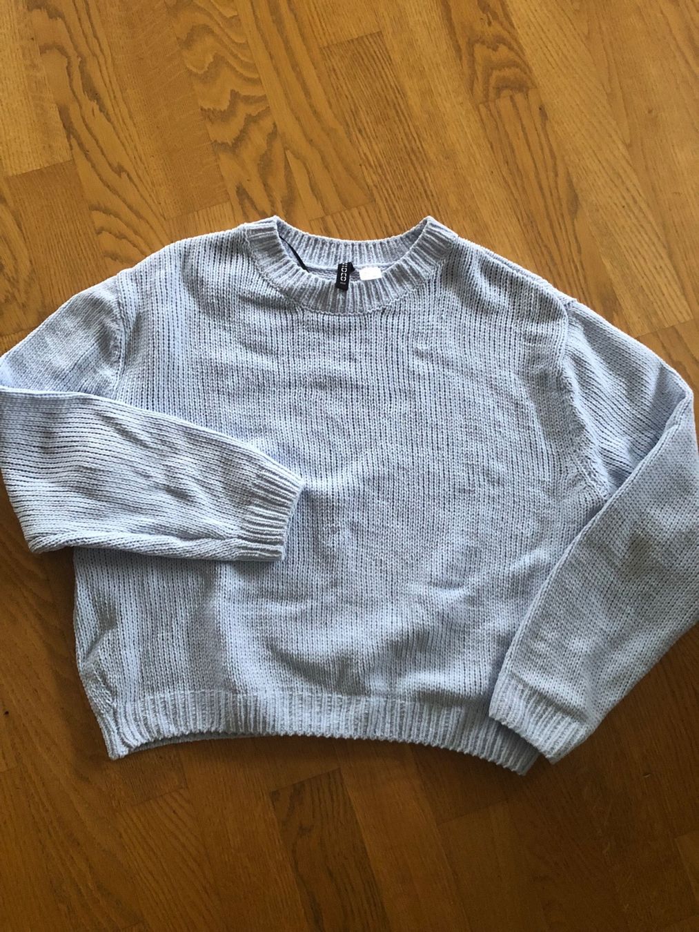 Pulls & Sweat-shirts: STRICKPULLOVER ZARA hellblau S – D'occasion à Wattwil par jopara