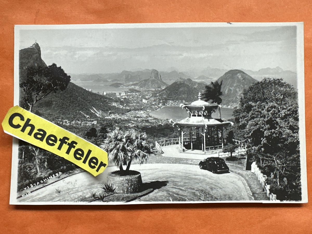 Ansichtskarten: Alte Ansichtskarte Rio de Janeiro, Brasilien, 1950er – Gebraucht aus Zürich von Chaeffeler