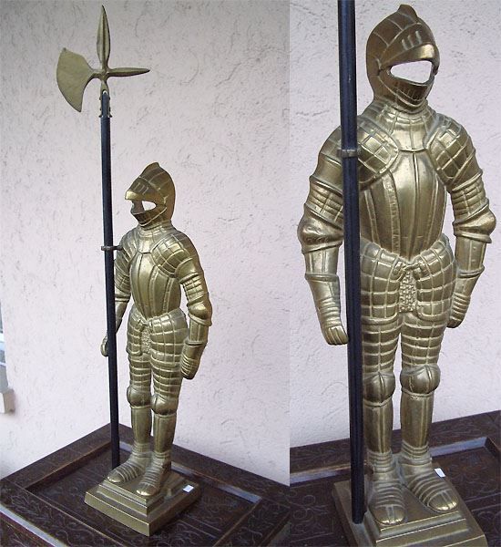 Statuette: Ritter aus Messing 87cm und 6,6kg !! – Usato da Meggen venduto da Trouvaillen 1
