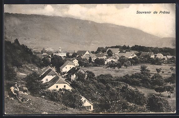 Cartoline postali: AK Prêles, Vue Générale, 1909 – Usato da Berlin venduto da bartko-reher