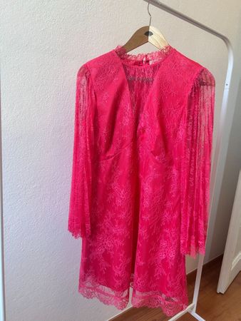 Robe rose en dentelle Twinset M