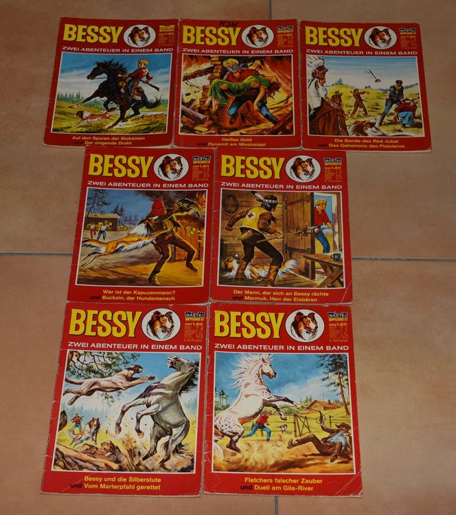 7x BESSY DOPPELBAND…ZWEI ABENTEUER IN EINEM BAND …1969 -1971 | Kaufen ...