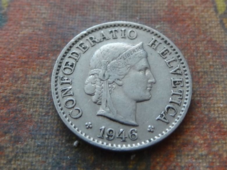 Tutti le monete: 5 Rp. 1946 – Usato da Romanel-sur-Lausanne venduto da Swift13