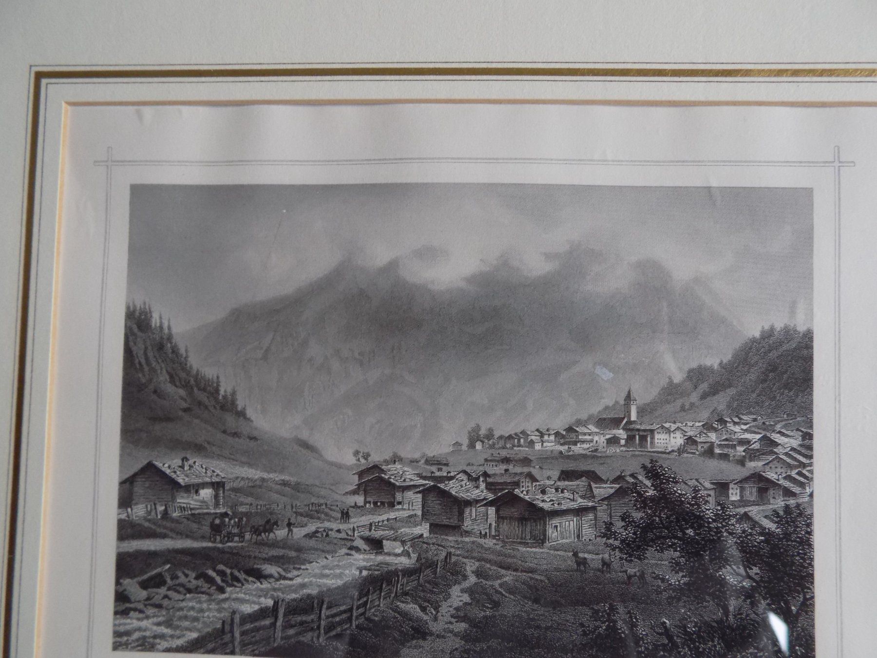 Incisioni: Klosters Prättigau – Usato da Risch venduto da Antikfee 6