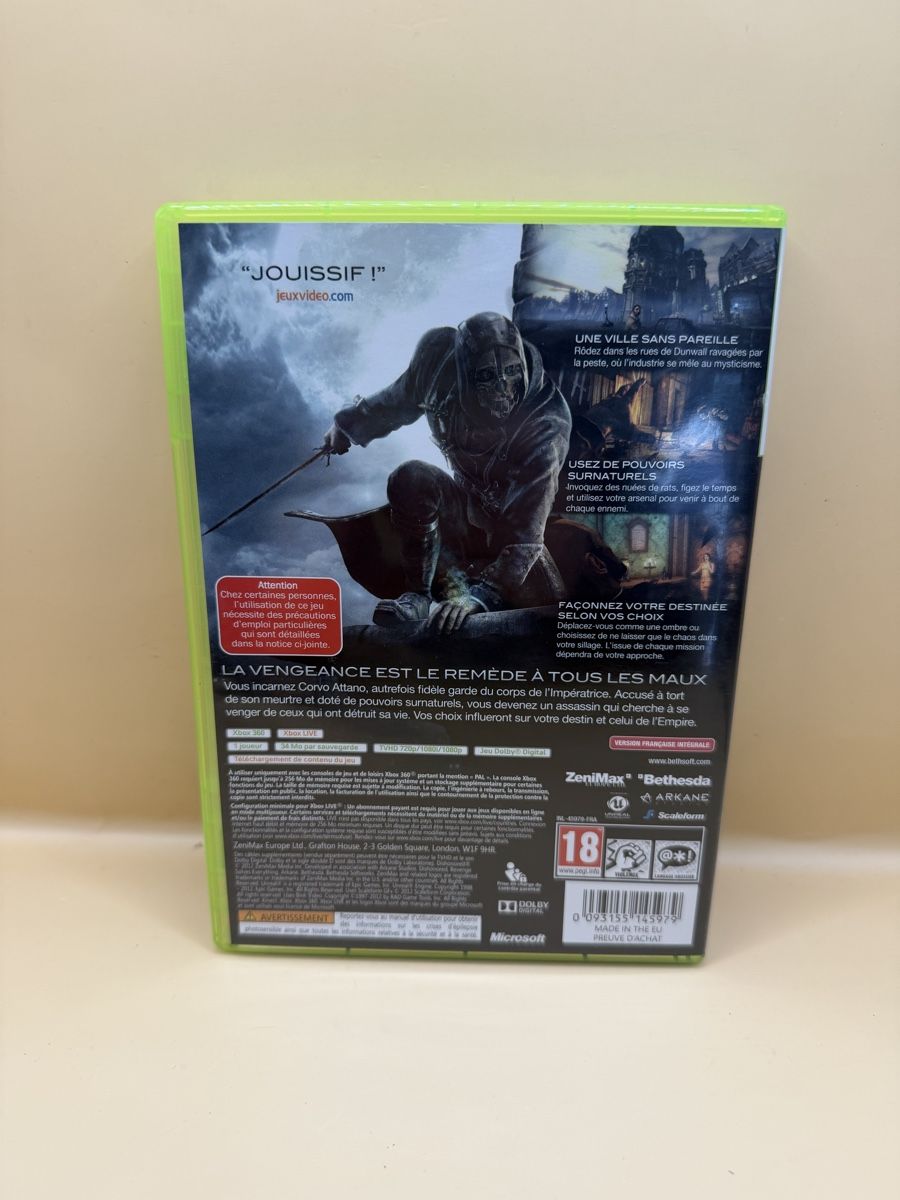 Spiele: Dishonored - Xbox 360 – Gebraucht aus Genève von sho_67qj 1
