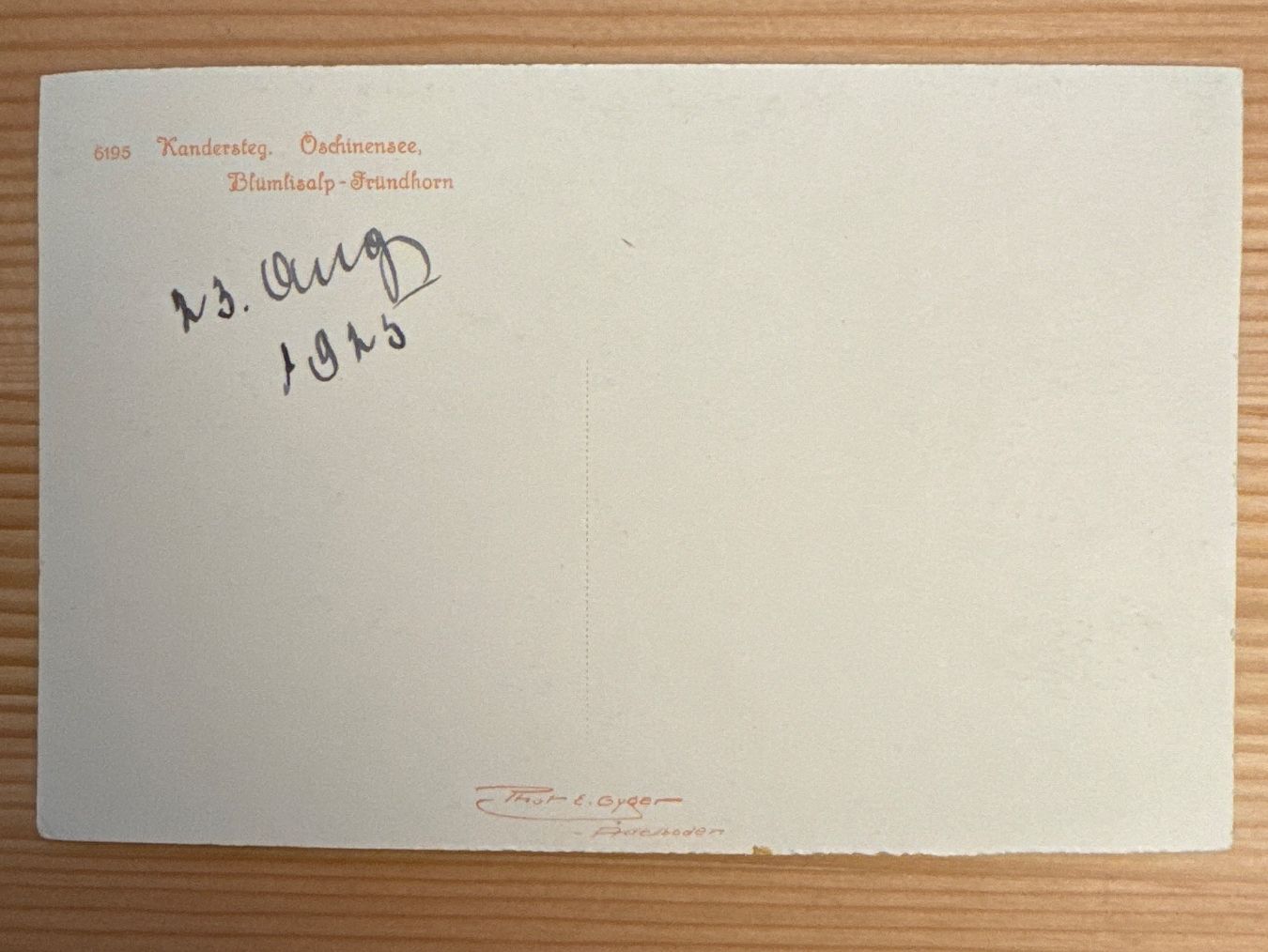 Cartoline postali: Antike Ansichtskarte, SCHWEIZ, Öschinensee, Blümlisalp – Nuovo (secondo la descrizione) da Zürich venduto da Tarafo5 1