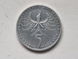 5 deutsche mark - Balthasar Neumann, en argent.