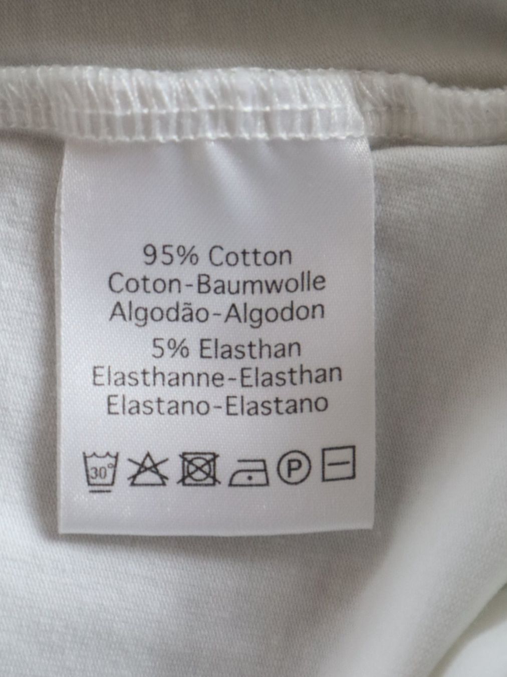 Leggings: Leggins, Gr. S, weiss, Baumwolle – Usato da Wattwil venduto da diamant1 3