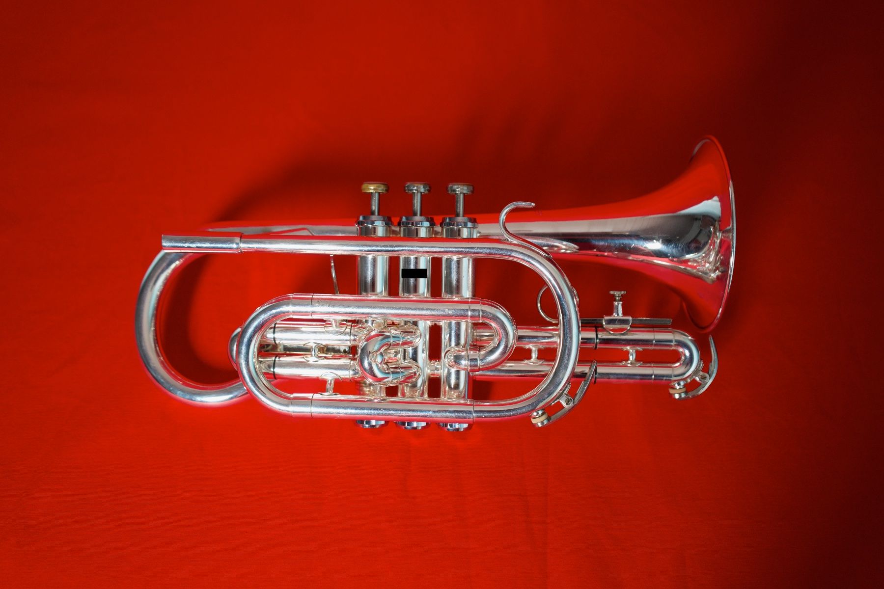 Musikinstrumente: B-Cornet Getzen Capri versilbert – Gebraucht aus Buchs AG von Inderbinen 2