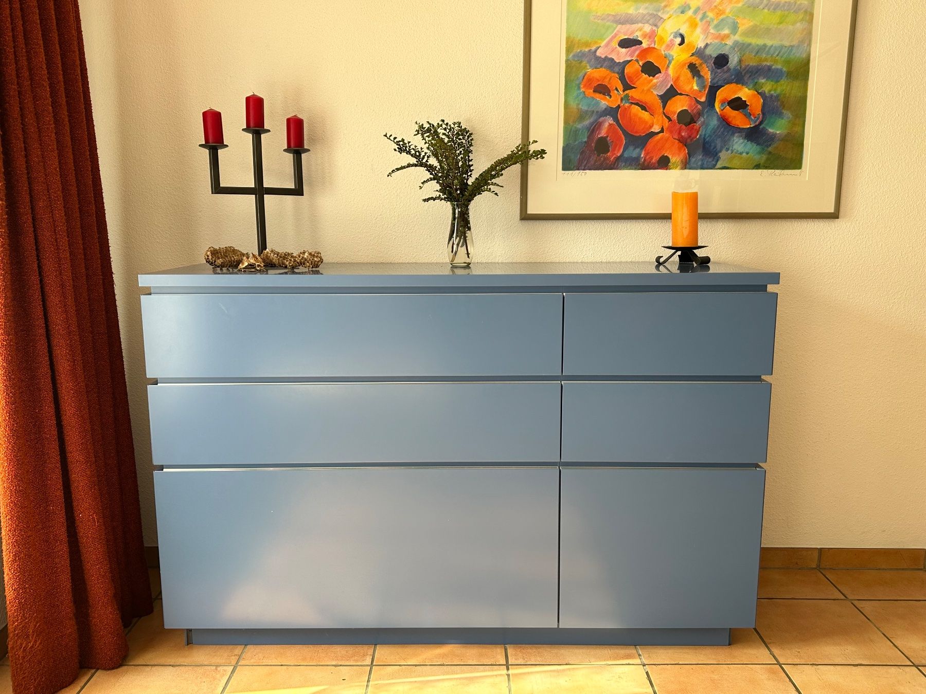 Cassettiere: Sideboard /Kommode fernblau, in gutem Zustand – Usato da Spiez venduto da TripTrapp 1