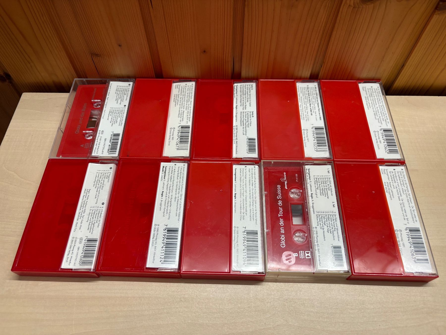 Kompaktkassetten: Globi Kassetten 10 Stk. – Gebraucht aus Rümligen von Sibill 1