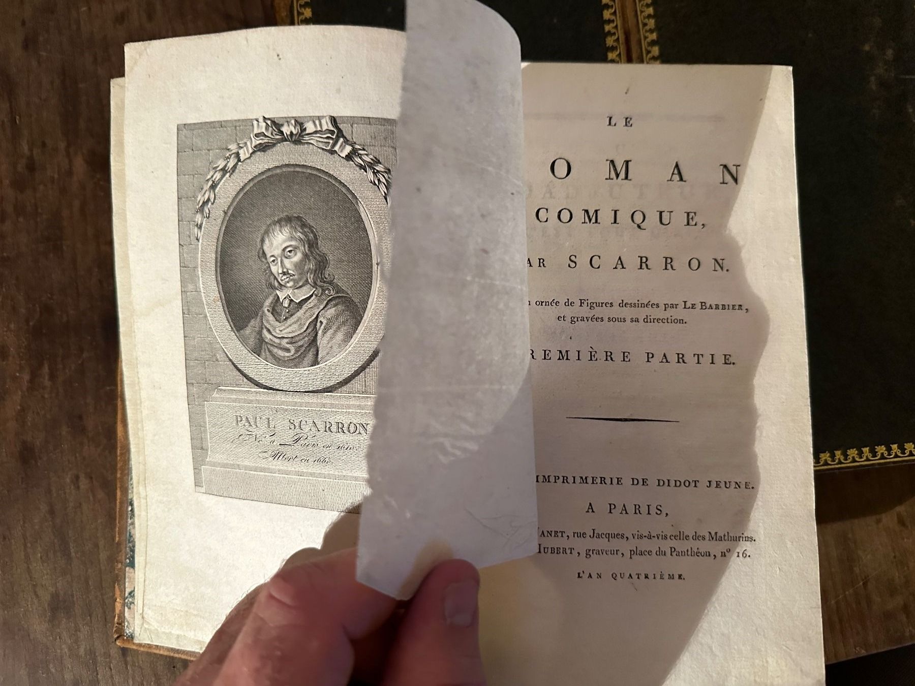 Bücher: Scaron: Le Roman Comique. 3 Bde. 1796 – Gebraucht aus Zürich von allp 2