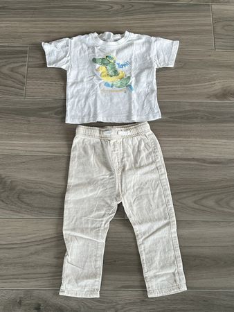 Hose und TShirt Gr. 92