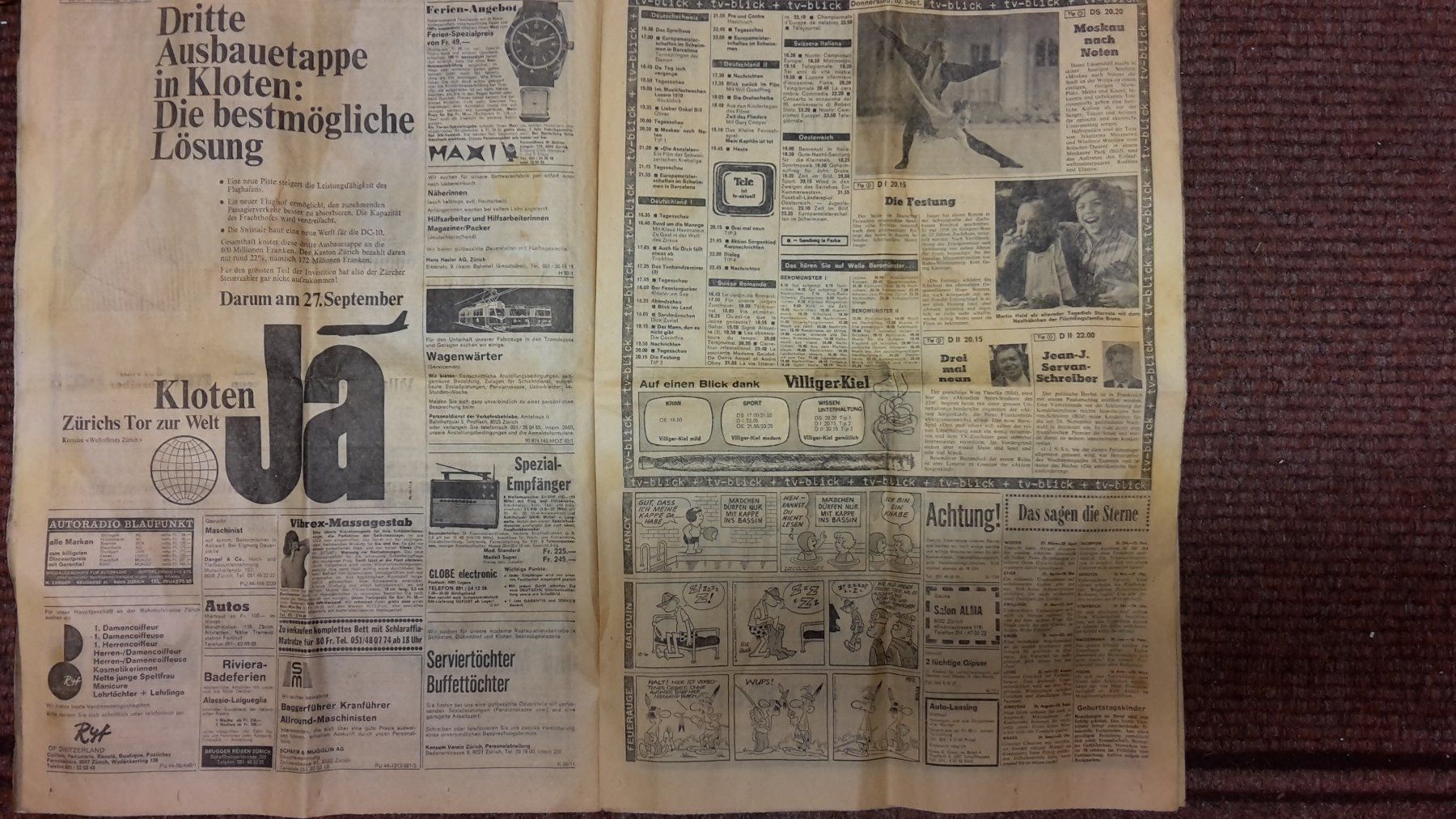 Riviste & Magazine: von 1970 "Blick"  Ausgabe – Usato da Achseten venduto da Wenggi 3