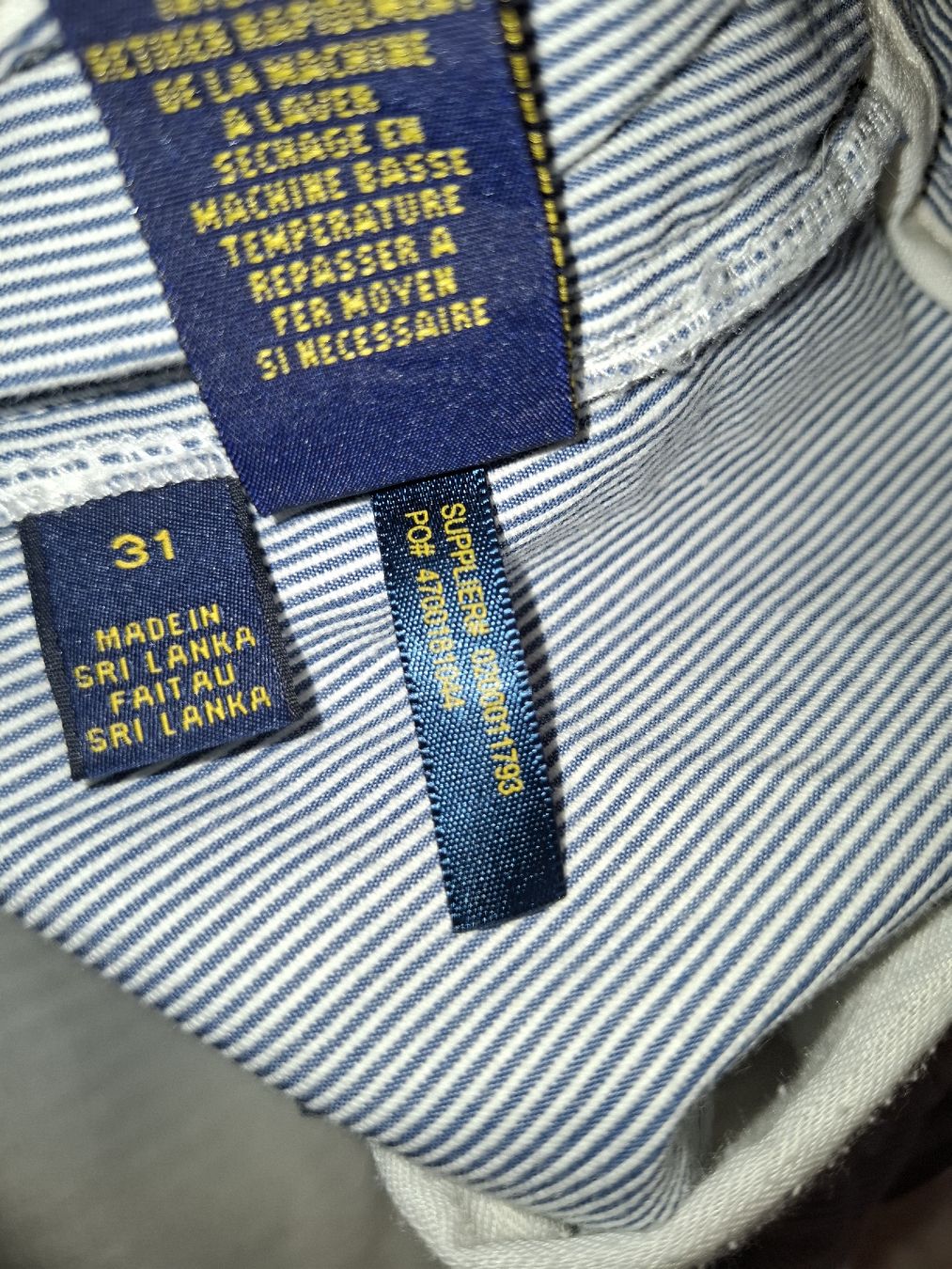 Ralph Lauren Pantaloni: RALPH LAUREN Short Rayé Full Logo W31 – Nuovo (secondo la descrizione) da Le Locle venduto da QualiteExpress 3