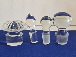 antike Stöpsel, guter Zustand Zapfen Stopfen Glas