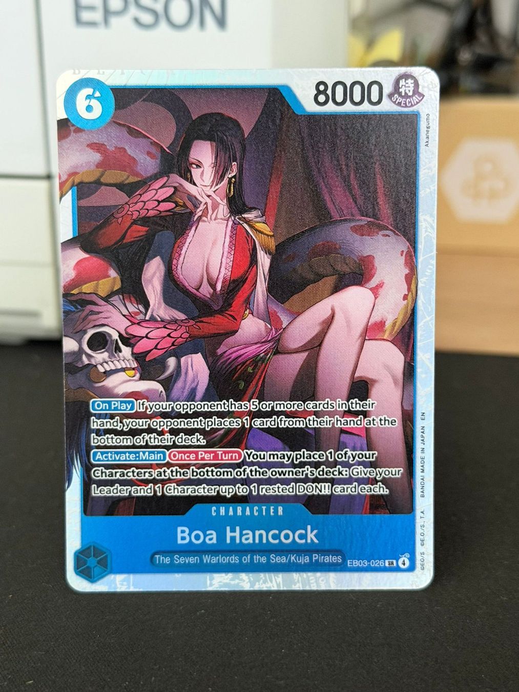 Bandai Carte collezionabili: Boa Hancock EB03-026 SR (6) – Nuovo (secondo la descrizione) da Brittnau venduto da TCGBratans