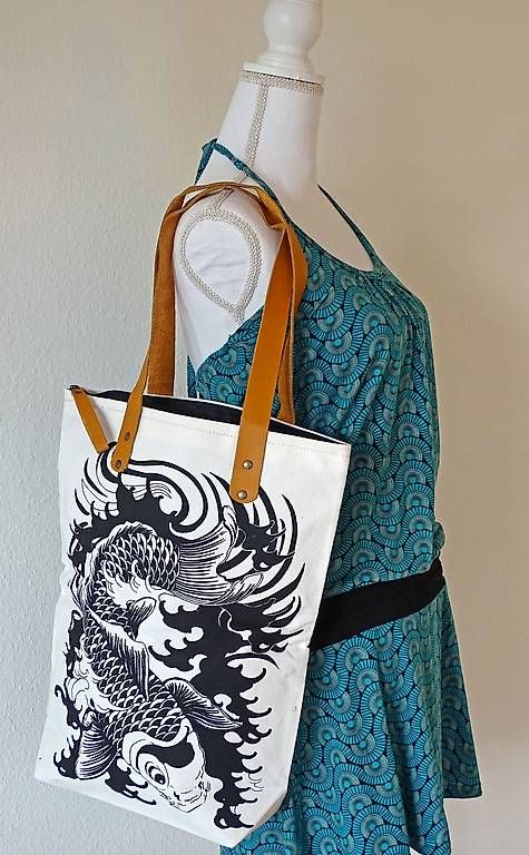 Taschen: Canvas-Tasche "Carp" NEU – Gebraucht aus Oberwil b. Zug von Temuera 3