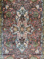 Seidenteppich Qom Stil handgeknüpft 60x94