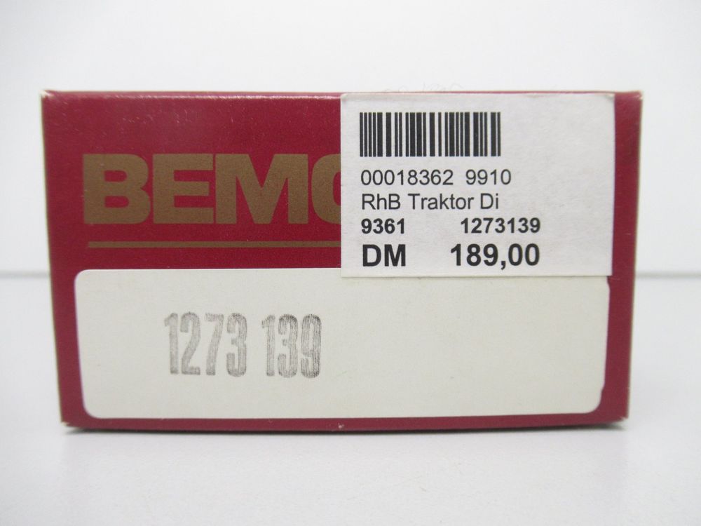 Bemo 1273 139 Rangiertraktor Tm 2/2 RhB DC GS Digital H0m | Kaufen auf ...
