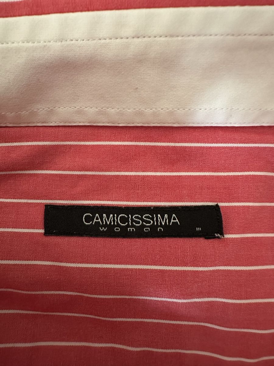 Blusen: Camicia Camicissima a righe rosa e bianca M – Gebraucht aus Losone von niv_8vwx 5