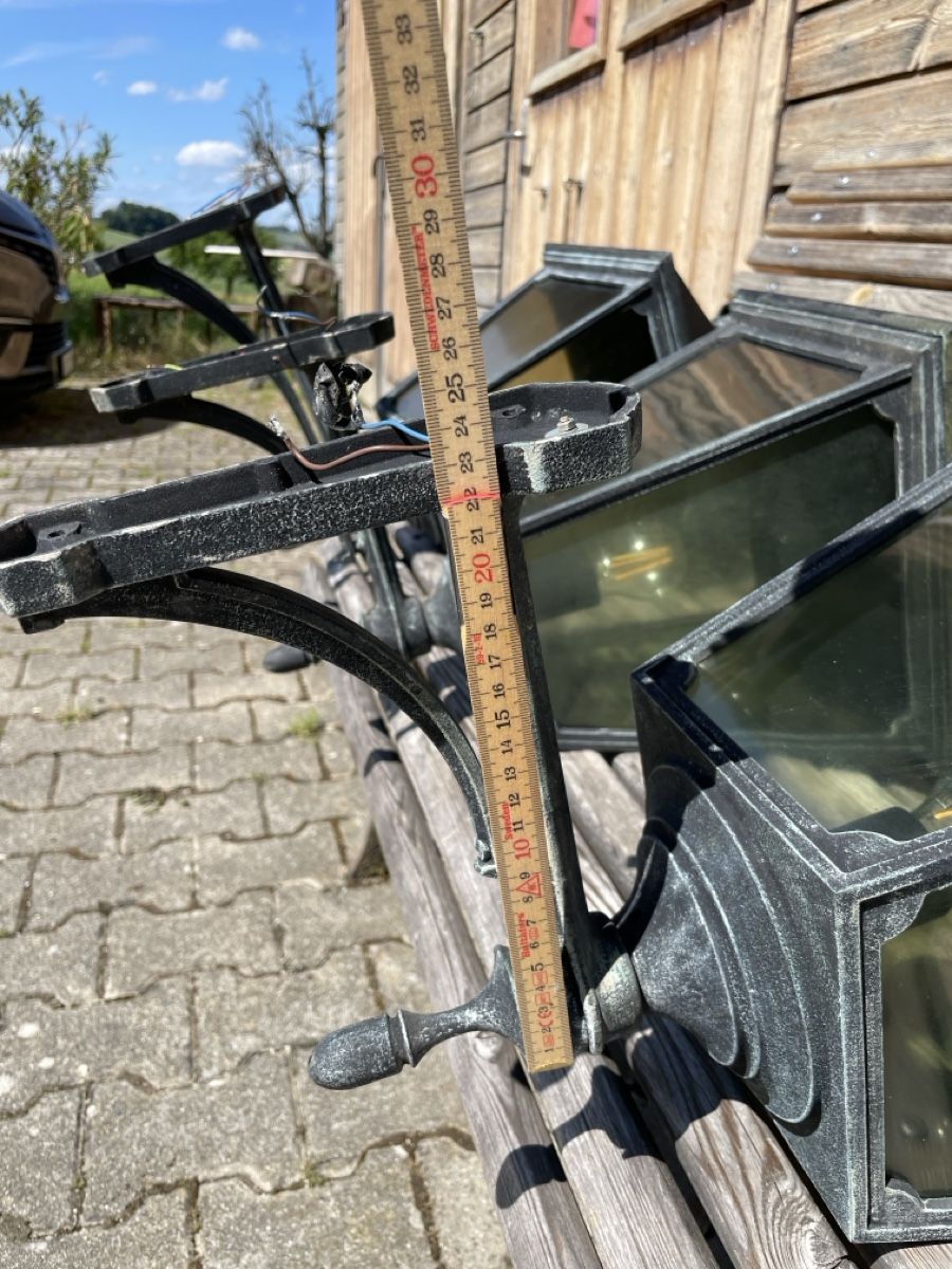 Lampen: 3x Aussenlampe Gartenlampe Schwarz Metal – Gebraucht aus Freienwil von swissalinghi 8