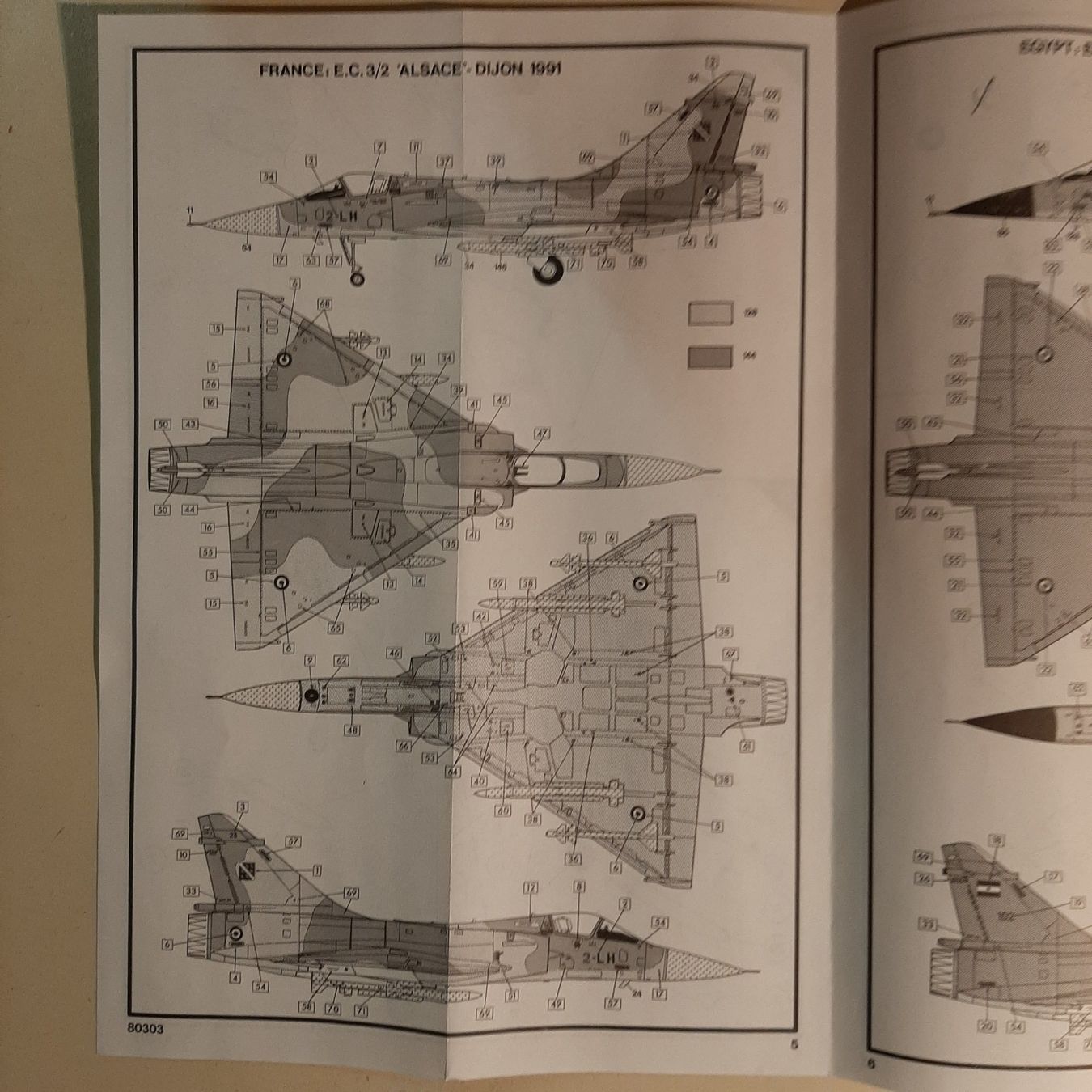Heller Modellbausätze & Standmodelle: 1673 ... Dassault Mirage 2000 C ... Heller 80303 – Gebraucht aus Bonstetten von Benibanny59 1
