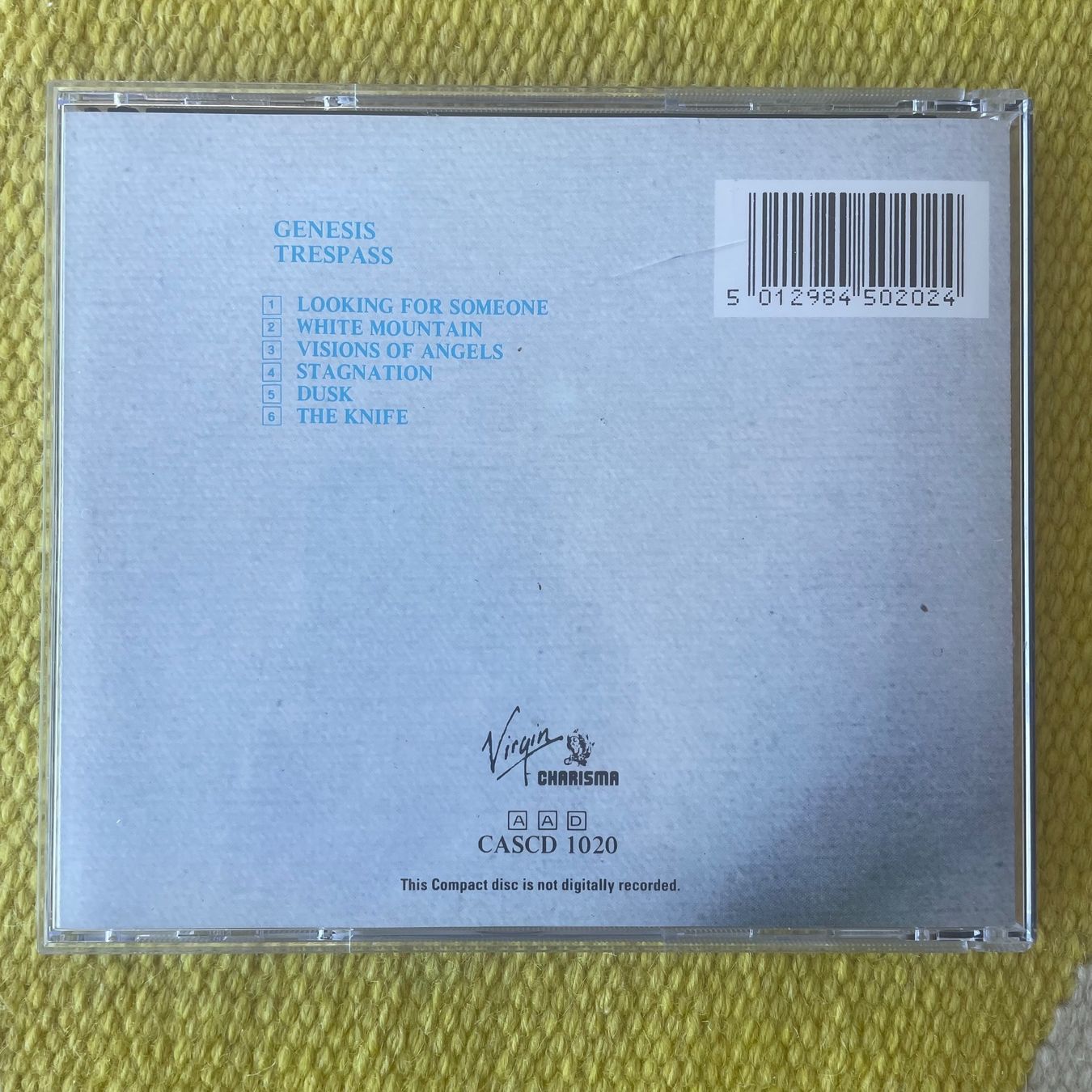 CDs: GENESIS-TRESPASS70 – D'occasion à Rorschacherberg par CD-Roli 1
