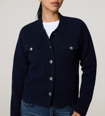 PAULINE  Strickjacke Merino mit Kaschmir G.S