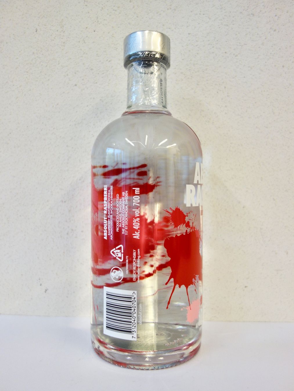 Absolut Vodka Spirituosen: 1 x ABSOLUT VODKA ABSOLUT RASPBERRI – Neu und originalverpackt aus Kerzers von zimmergruen 7