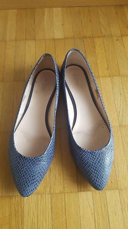 Leder Balerina Schuhe Gr 38