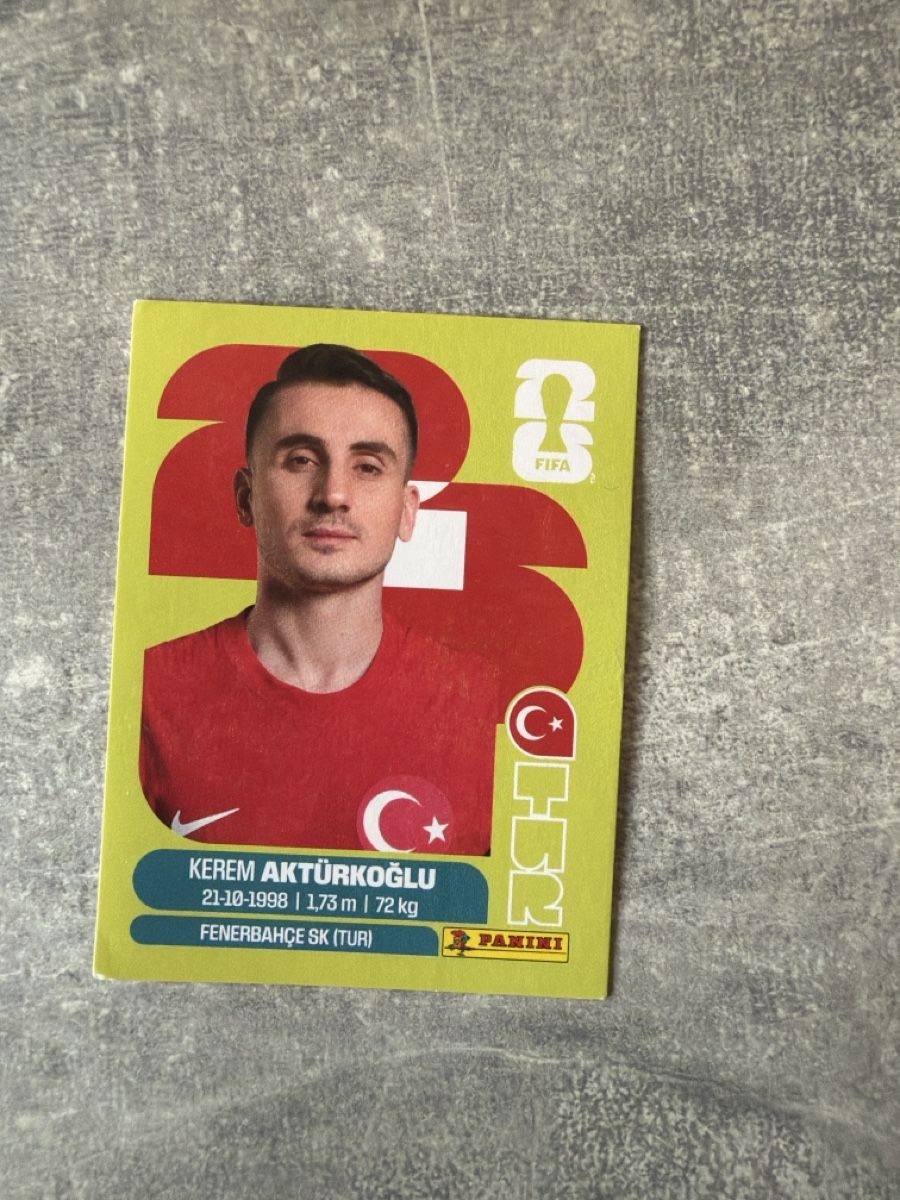 Panini Carte collezionabili: Panini Kerem Aktürkoglu TUR19 – Usato da Pfeffingen venduto da Fantasy1971