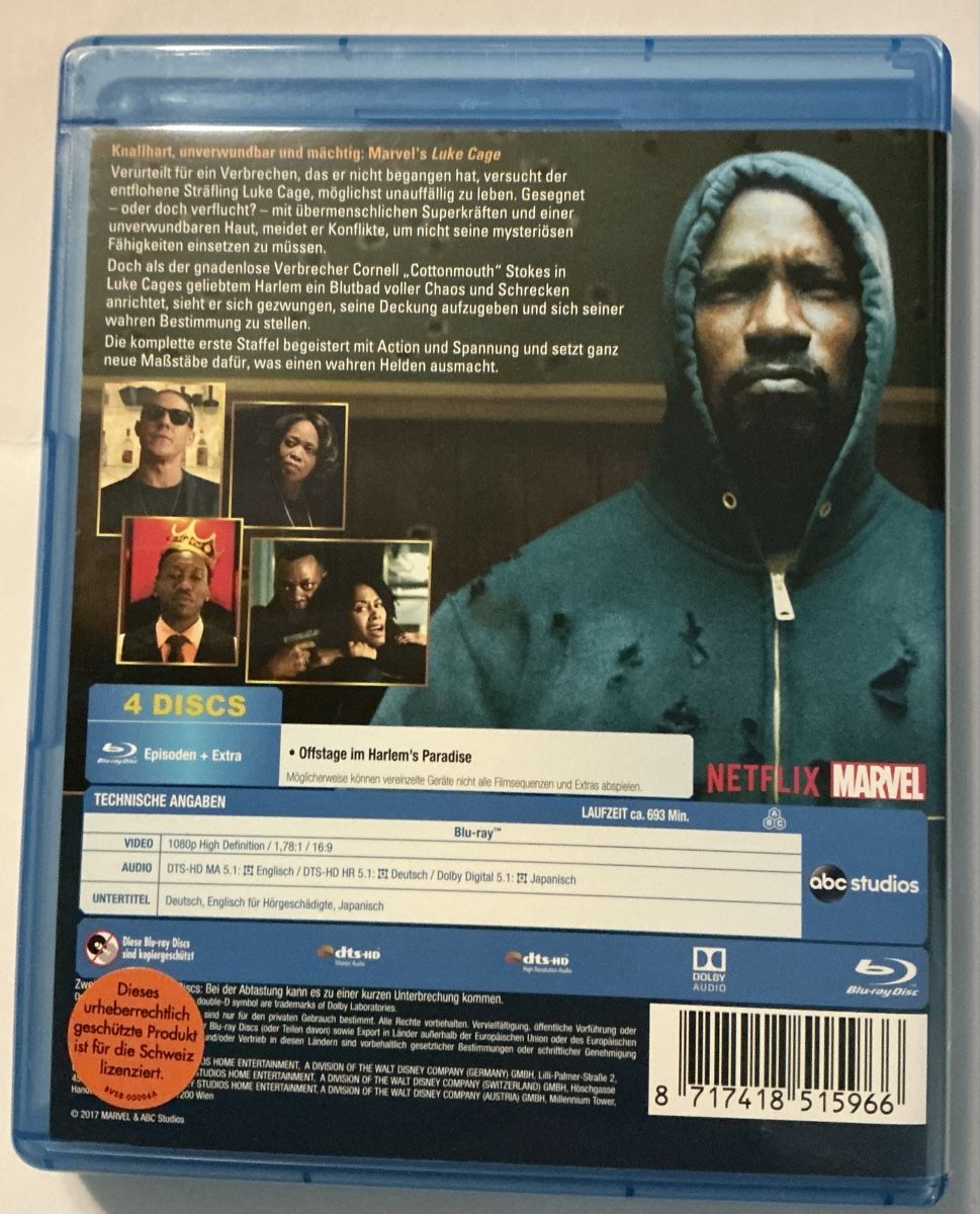 Tous les DVDs: Luke Cage Staffel 1 – D'occasion à Arth par dicka001 1