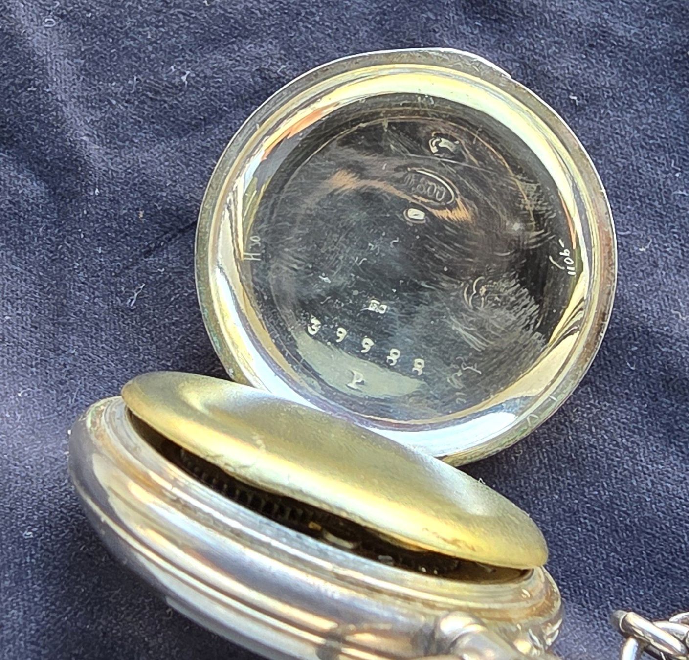 Orologi: Damentaschenuhr Silber mit Uhrenkette – Difettoso da Merenschwand venduto da Tfsim007 2