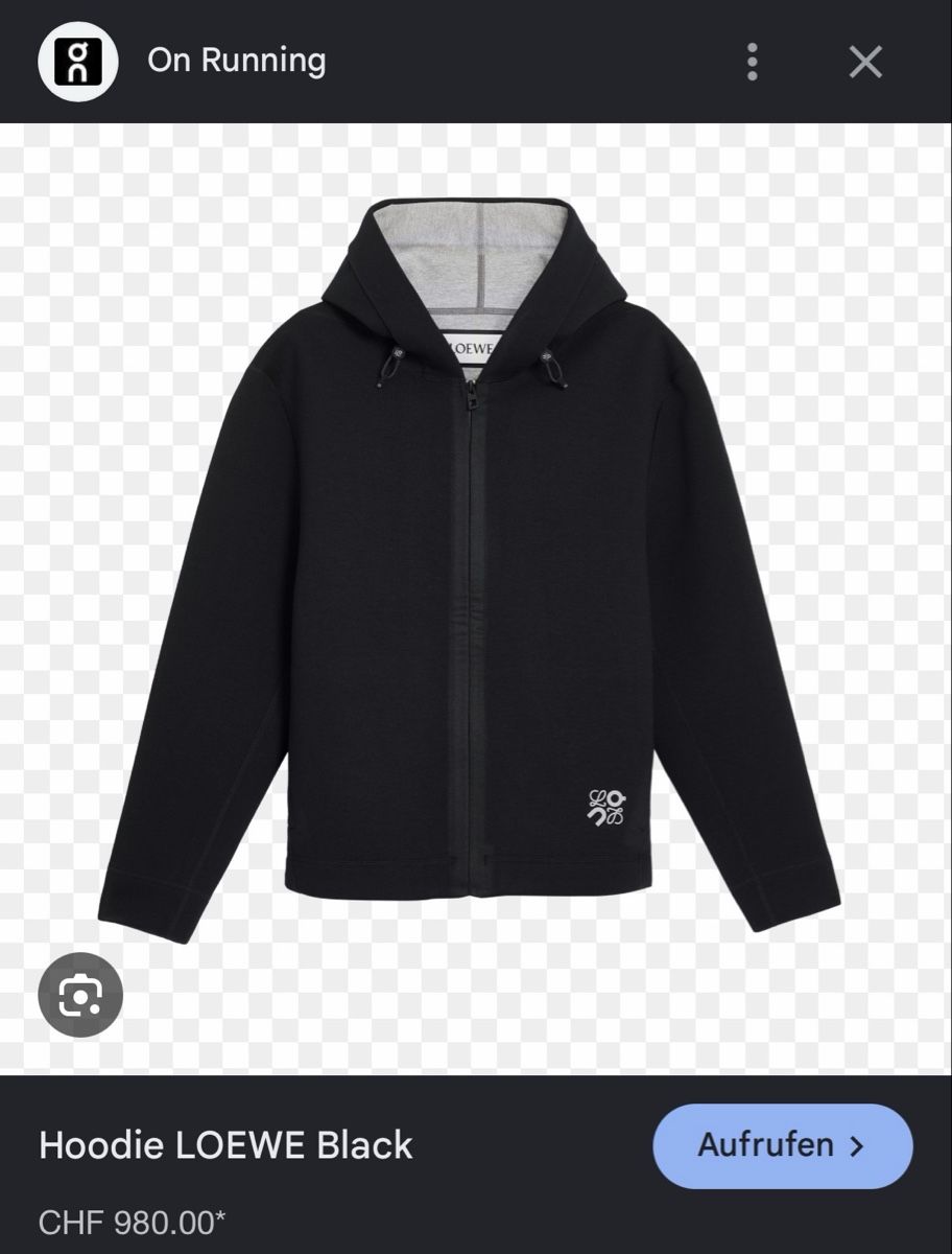 Loewe Jacken: On x LOEWE Zip Hoodie – Neu (gemäss Beschreibung) aus Zürich von fre_9w5c