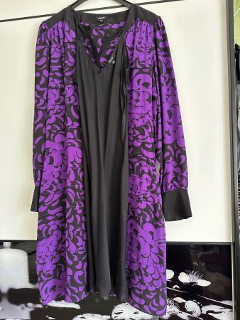 Damen JJBENSON hochwertige Kleid 100%Silk