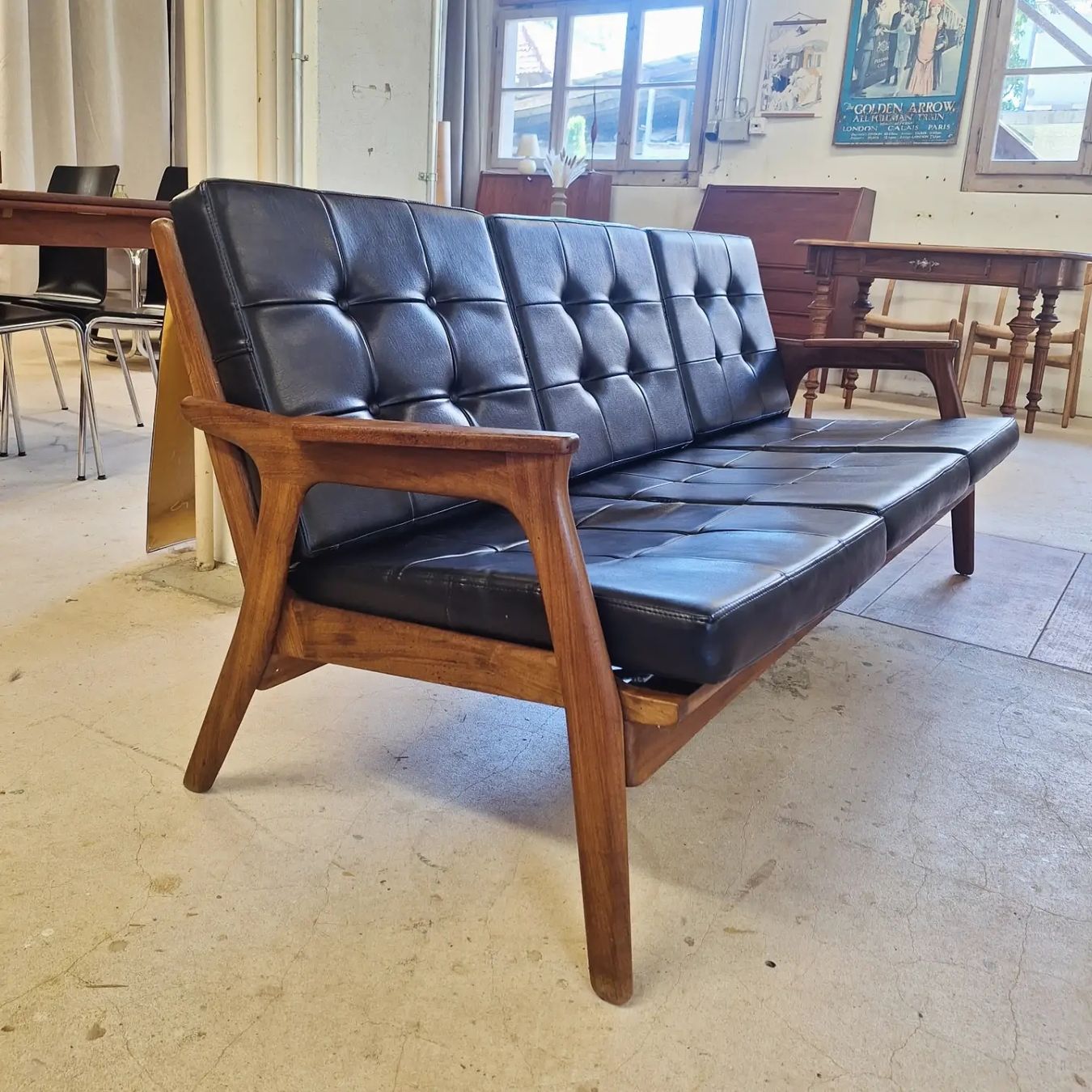 France & Søn Divani: Ole Wanscher Danish Teak Sofa, Vintage, 1970 – Usato da Urtenen-Schönbühl venduto da Atelier21_bern 2