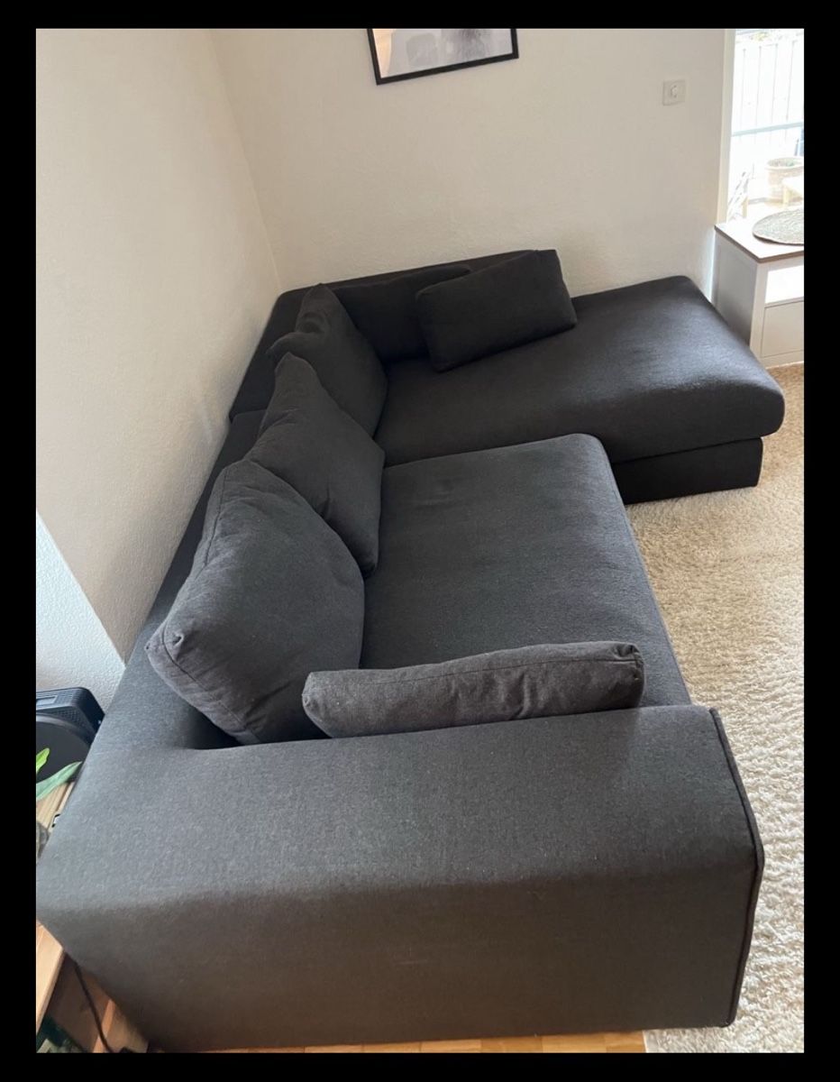 Sofas: Grosses Ecksofa / Stoffsofa anthrazit – ca. 280×170 cm – Gebraucht aus Zürich von superzapphire 2