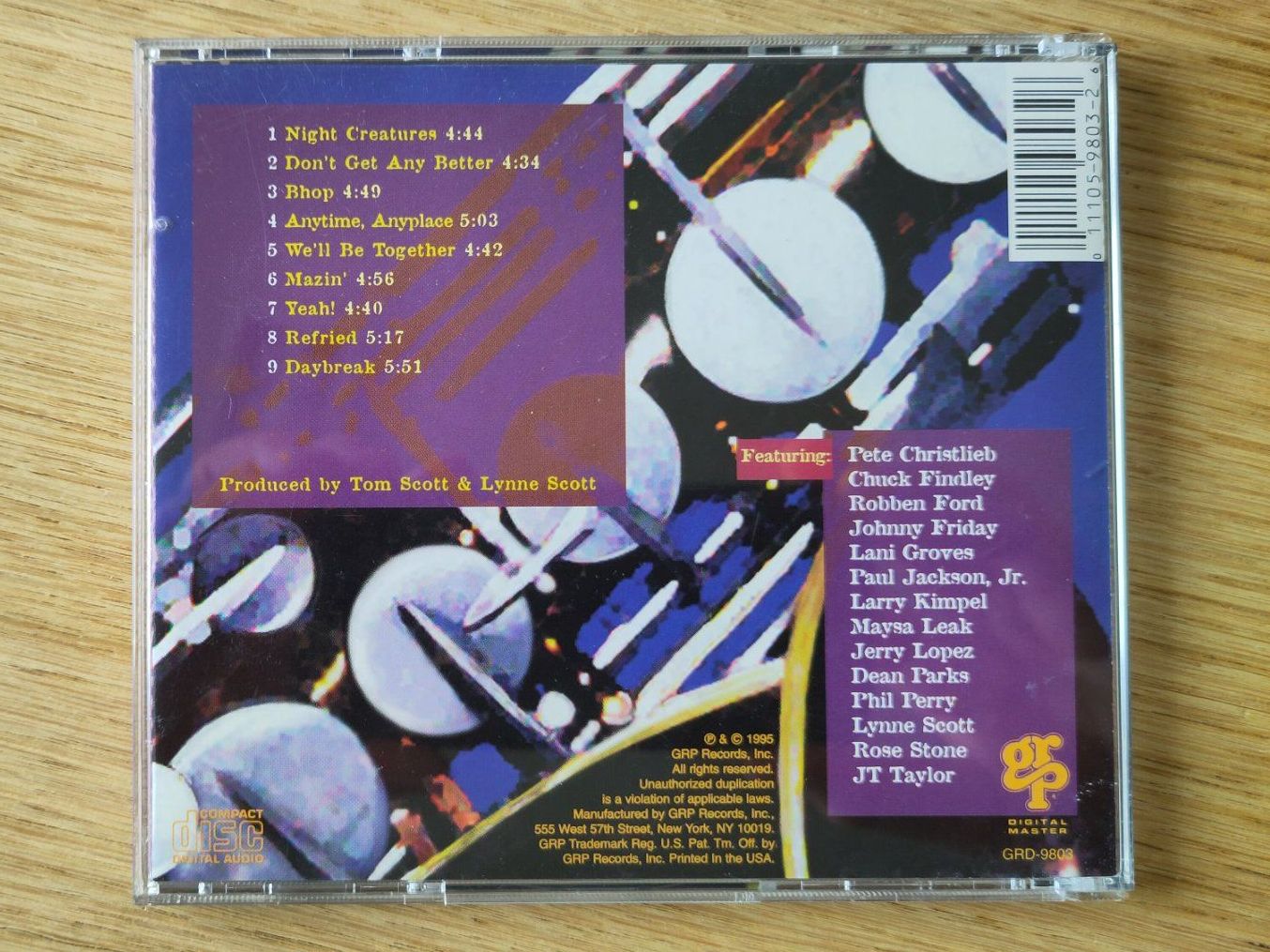 CD: Tom Scott - Night Creatures – Usato da Birmensdorf ZH venduto da crabalocker67 1