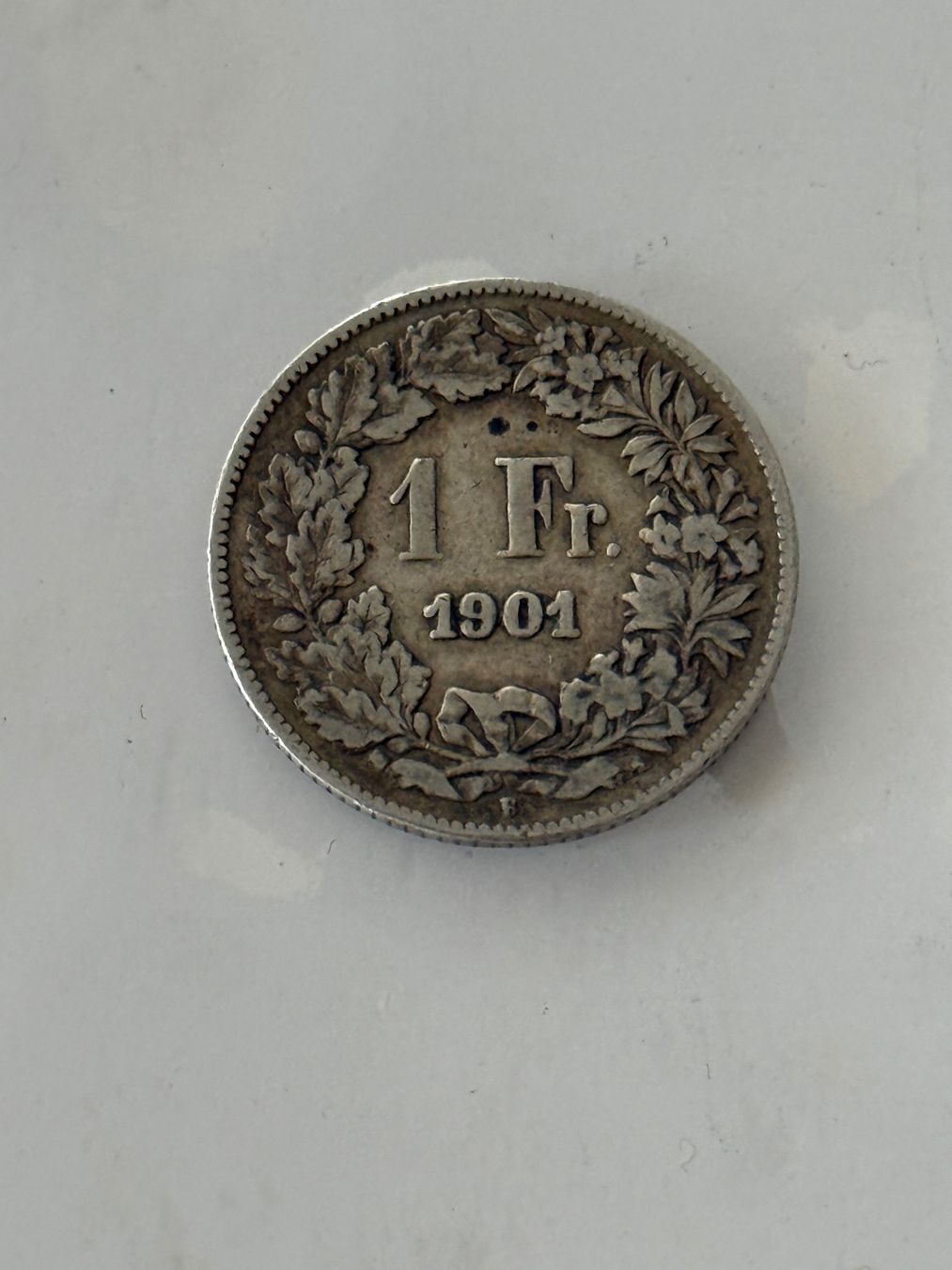 Tutti le monete: 1 Franken 1901  Rar – Usato da Wallisellen venduto da SWISS_SILVER1