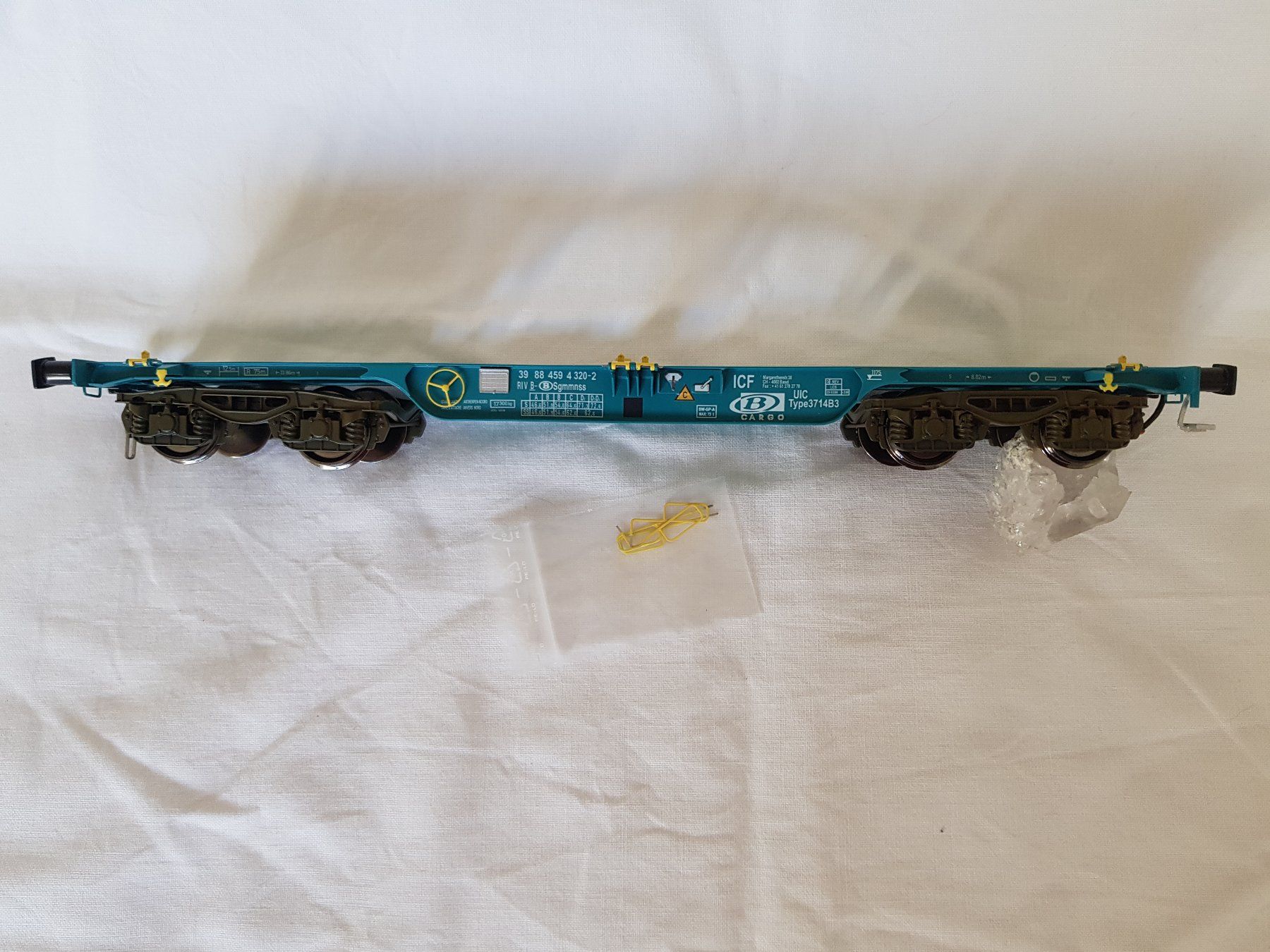 Modellini di ferrovie: Lehmann Container-Tragwagen – Nuovo (secondo la descrizione) da Luzern venduto da inca55 1